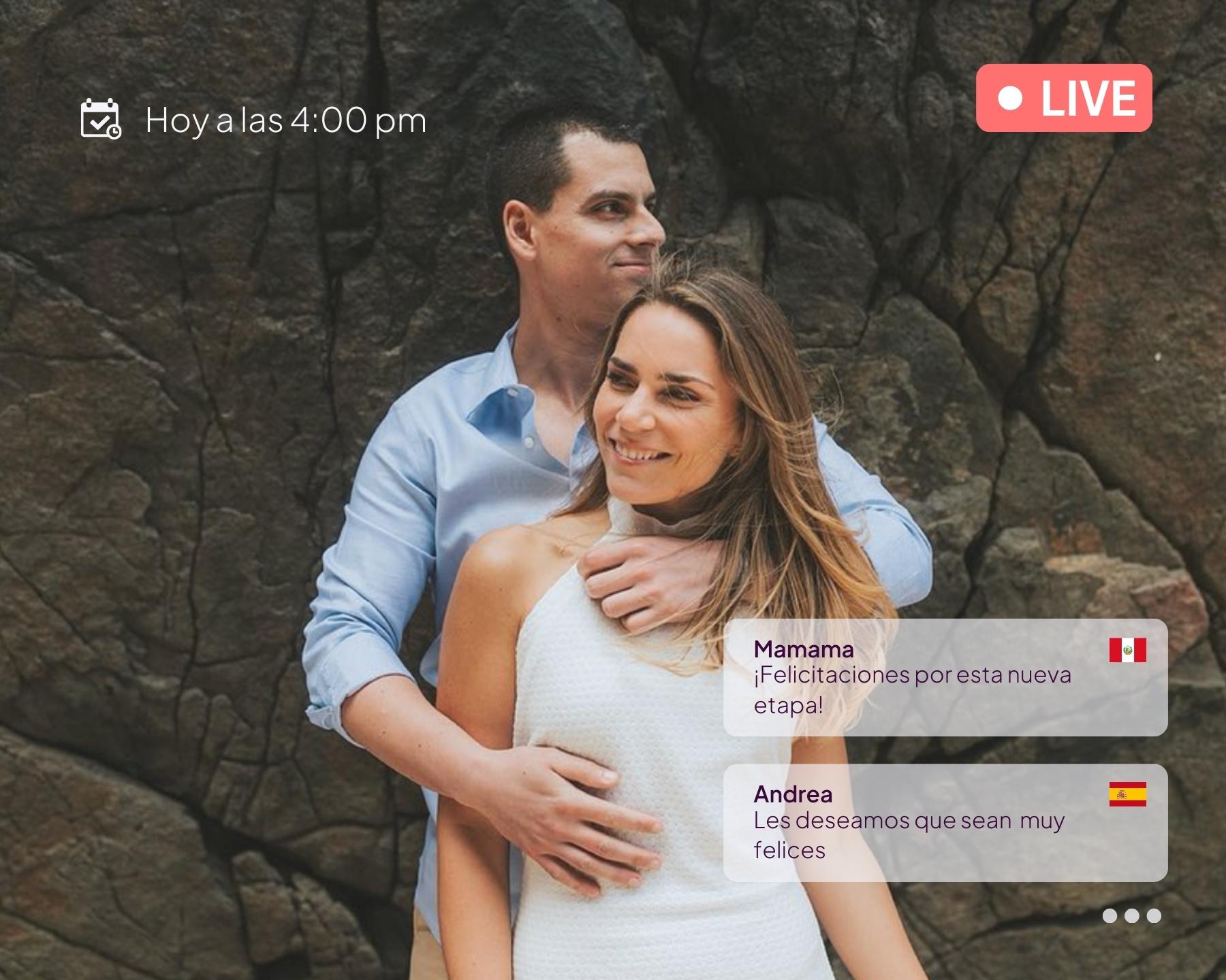 Transmite tu evento en vivo